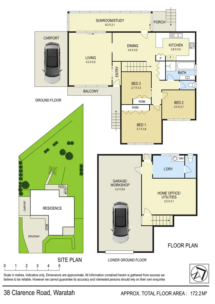Floorplan of Homely house listing, 38 Clarence Road, Waratah NSW 2298