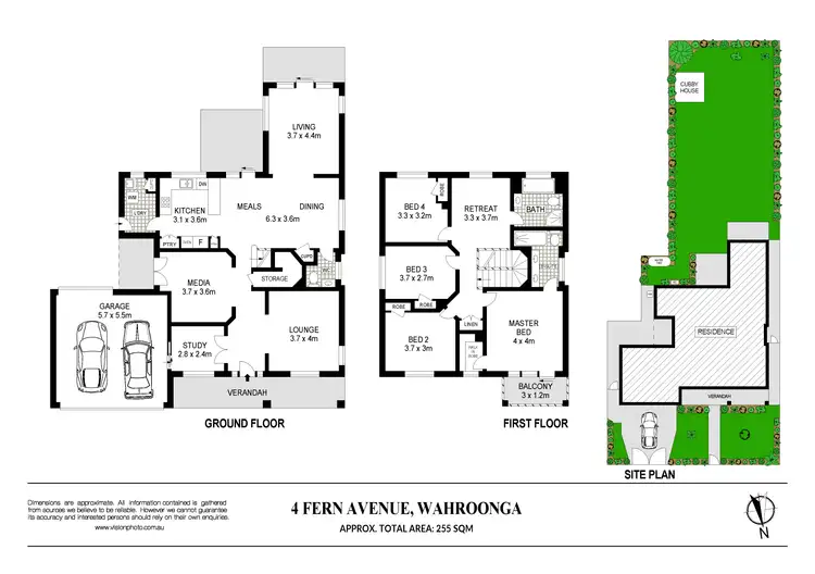 Floorplan of Homely house listing, 4 Fern Avenue, Wahroonga NSW 2076