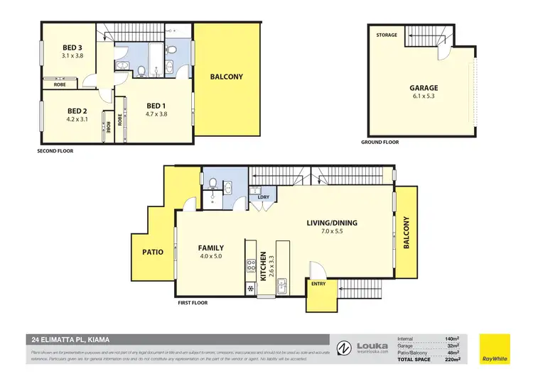 Floorplan of Homely semi-detached listing, 24 Elimatta Place, Kiama NSW 2533