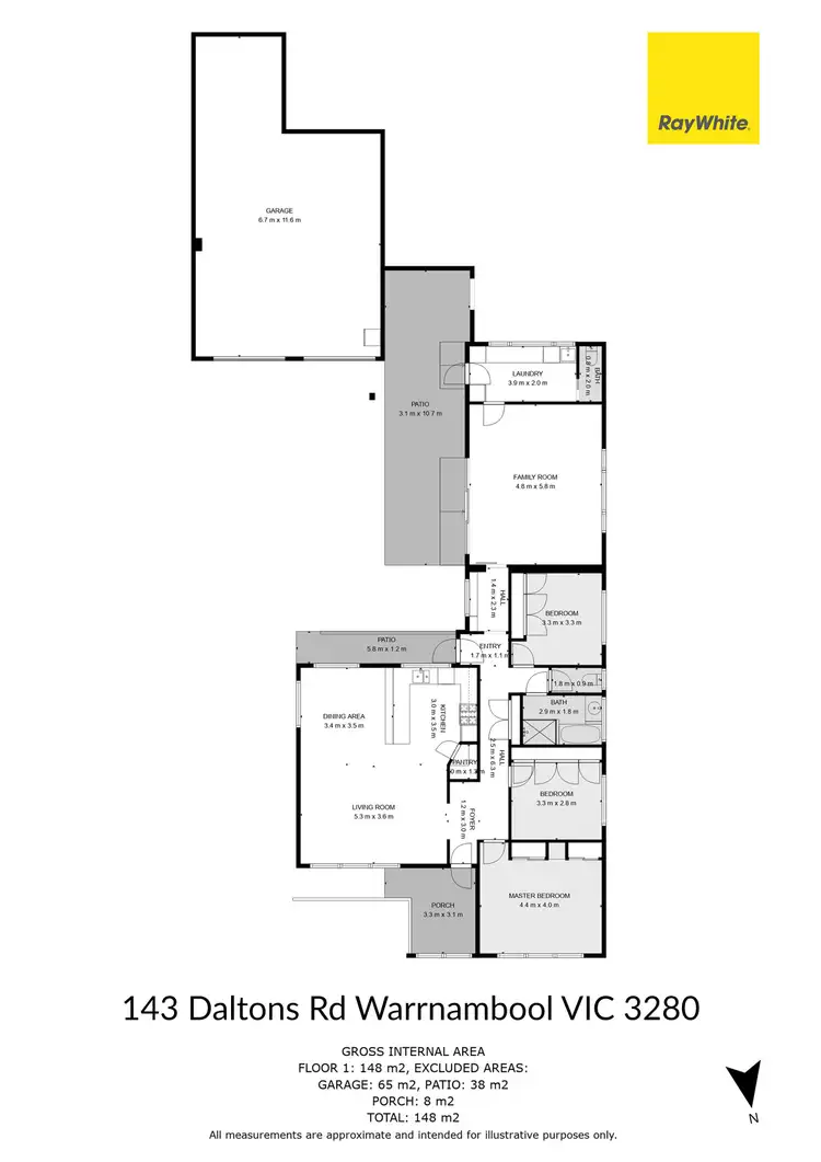 Floorplan of Homely house listing, 143 Daltons Road, Warrnambool VIC 3280