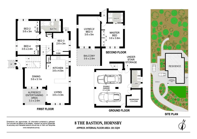 Floorplan of Homely house listing, 8 The Bastion, Hornsby NSW 2077