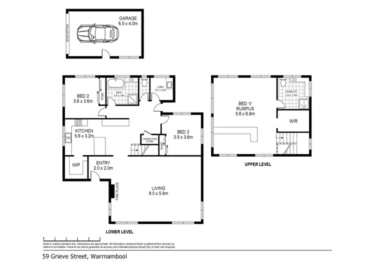 Floorplan of Homely house listing, 2/59 Grieve Street, Warrnambool VIC 3280