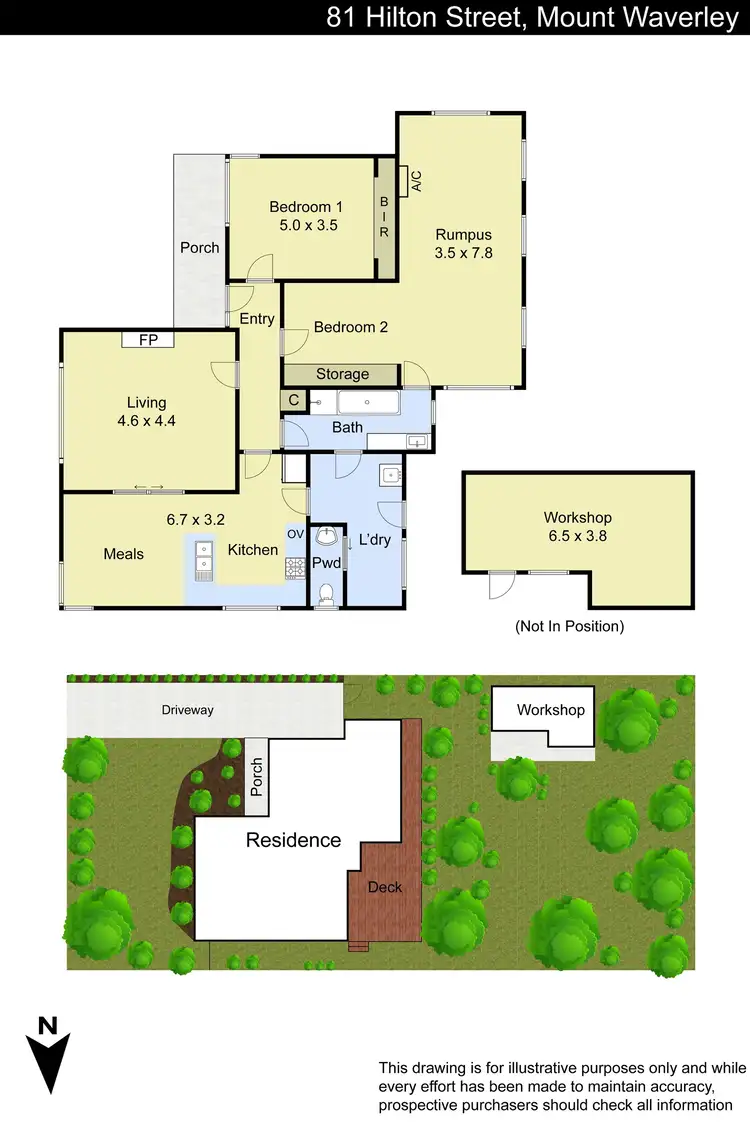 Floorplan of Homely house listing, 81 Hilton Street, Mount Waverley VIC 3149