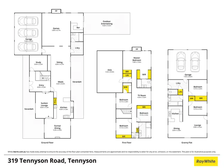 Floorplan of Homely rural property listing, 319 Tennyson Road, Tennyson NSW 2754