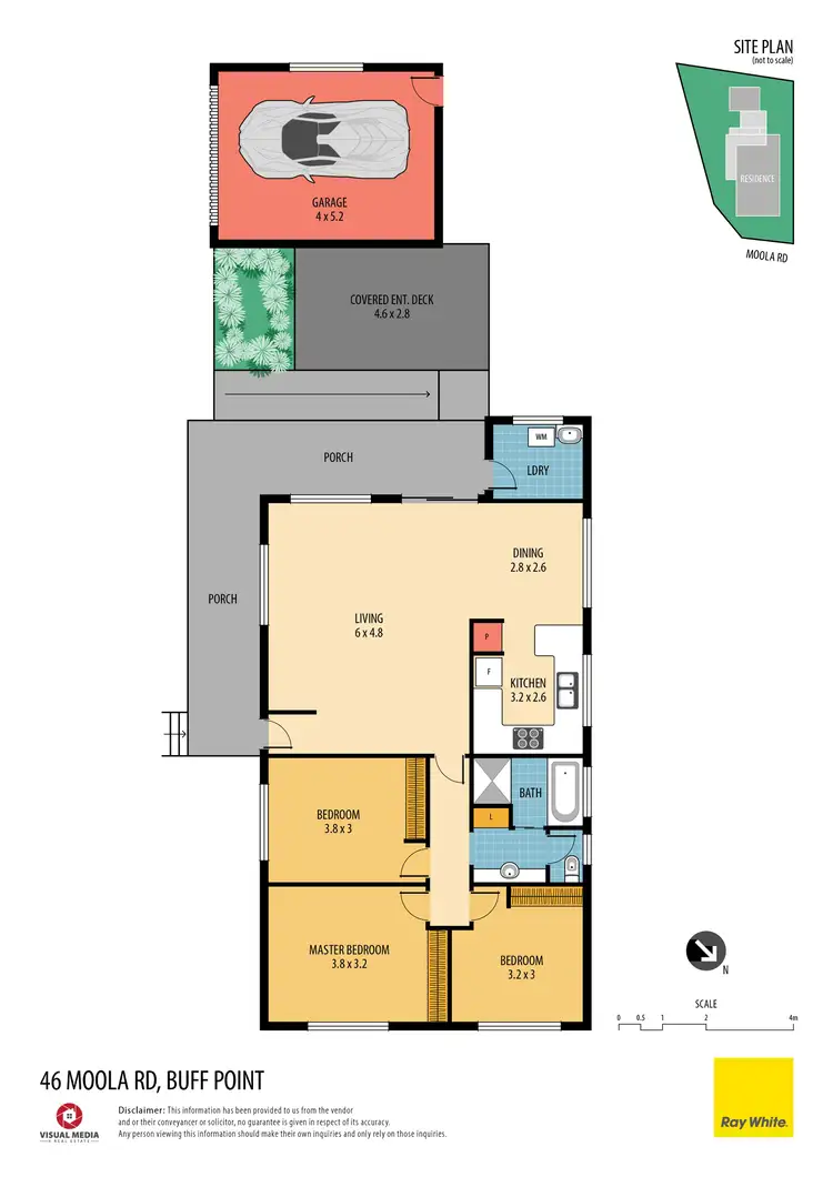 Floorplan of Homely house listing, 46 Moola Road, Buff Point NSW 2262