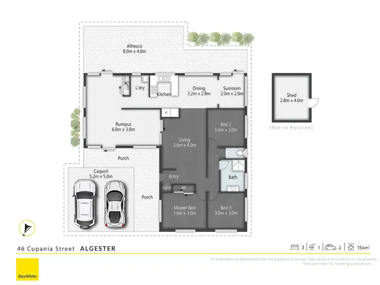 Floorplan of Homely house listing, 46 Cupania Street, Algester QLD 4115