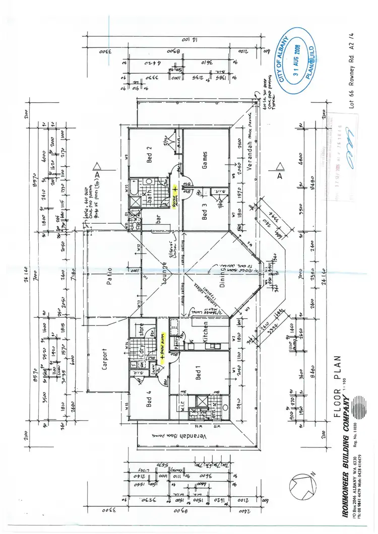 Floorplan of Homely house listing, 6 Rowney Road, Robinson WA 6330