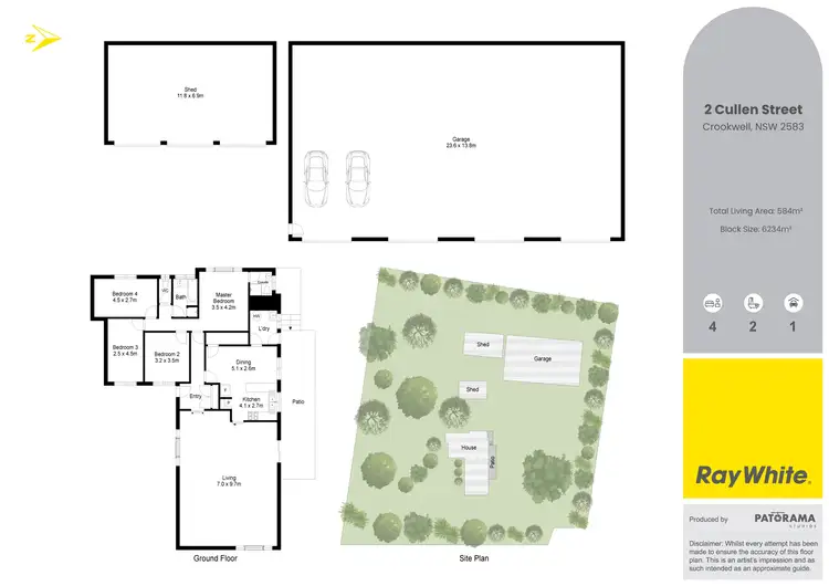 Floorplan of Homely house listing, Lot 2 Cullen Street, Crookwell NSW 2583