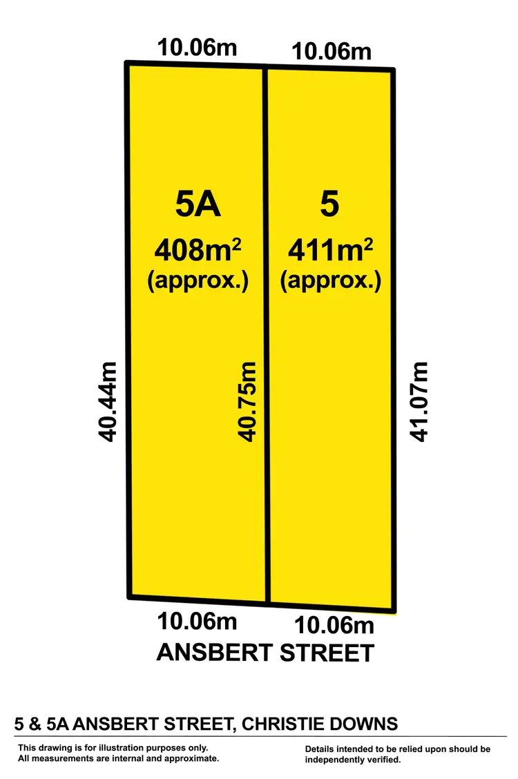 Floorplan of Homely land listing, 5A Ansbert Street, Christie Downs SA 5164