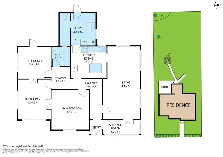 Floorplan of Homely house listing, 17 Scarborough Road, Redcliffe QLD 4020