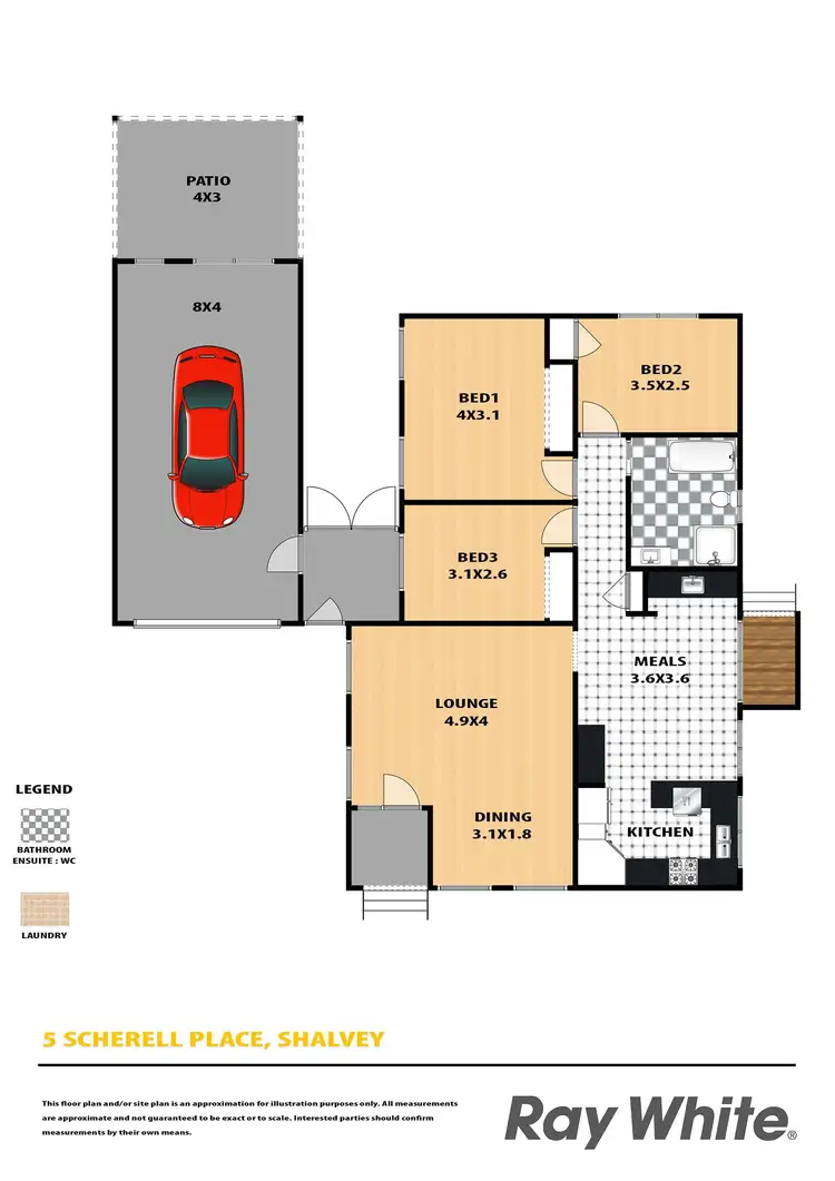 Floorplan of Homely house listing, 5 Scherell Place, Shalvey NSW 2770