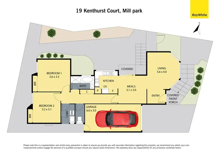 Floorplan of Homely house listing, 19 Kenthurst Court, Mill Park VIC 3082