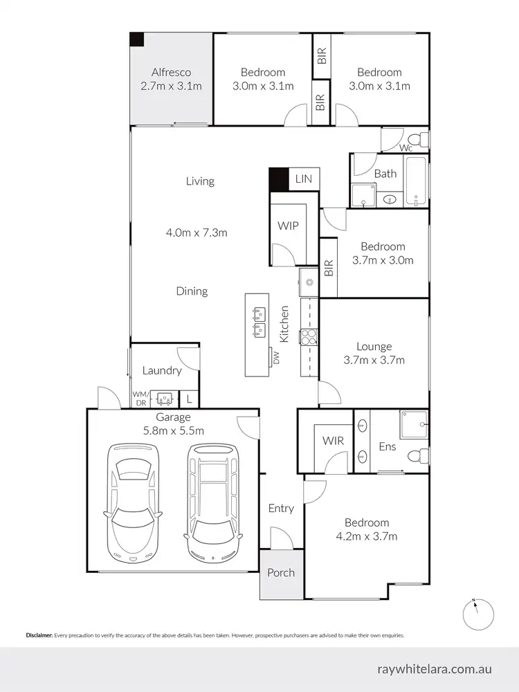 Floorplan of Homely house listing, 11 Fragrant Drive, Lara VIC 3212