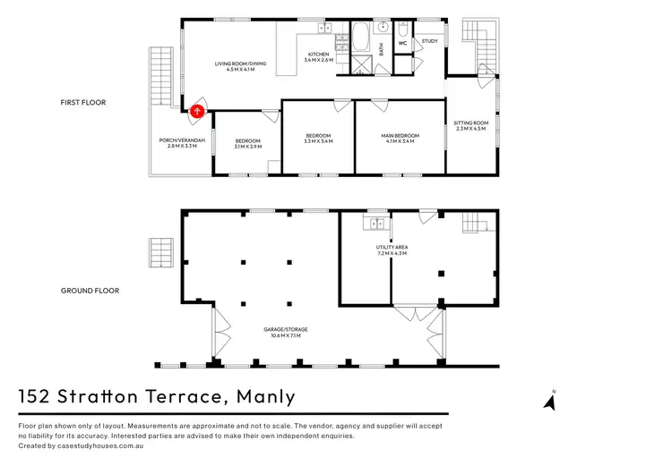 Floorplan of Homely house listing, 152 Stratton Terrace, Manly QLD 4179