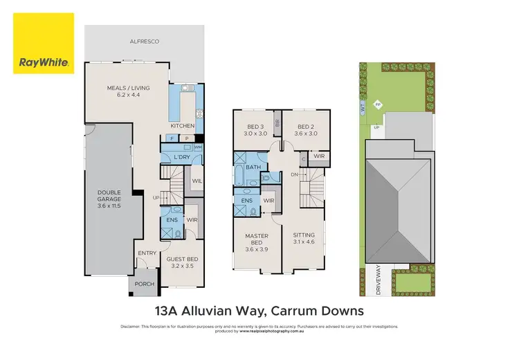 Floorplan of Homely house listing, 13A Alluvian Way, Carrum Downs VIC 3201