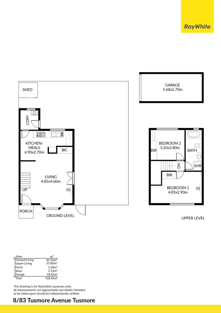 Floorplan of Homely house listing, 8/83 Tusmore Avenue, Tusmore SA 5065