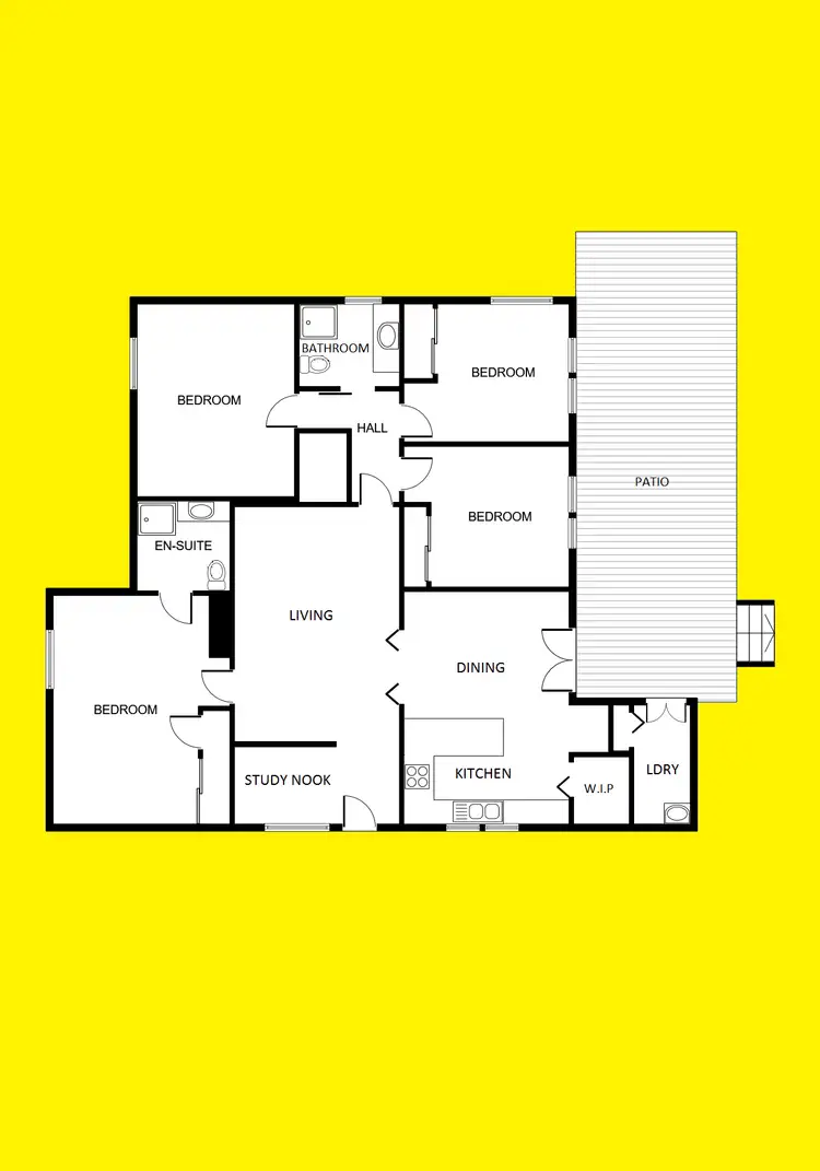 Floorplan of Homely house listing, 224 Ninth Street, Mildura VIC 3500