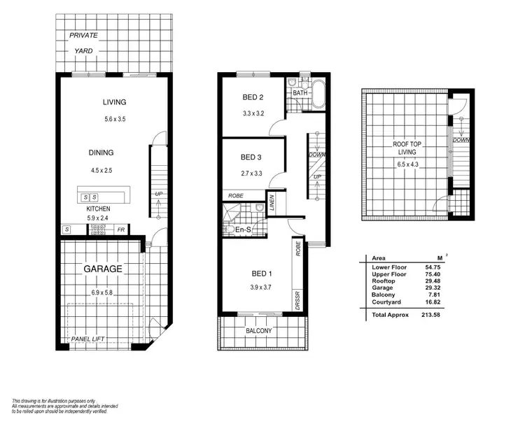 Floorplan of Homely townhouse listing, 21/211 Gilles Street, Adelaide SA 5000