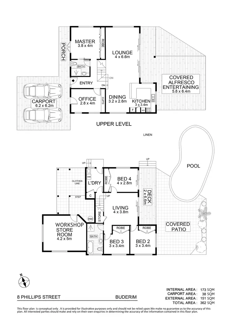 Floorplan of Homely house listing, 8 Phillips Street, Buderim QLD 4556