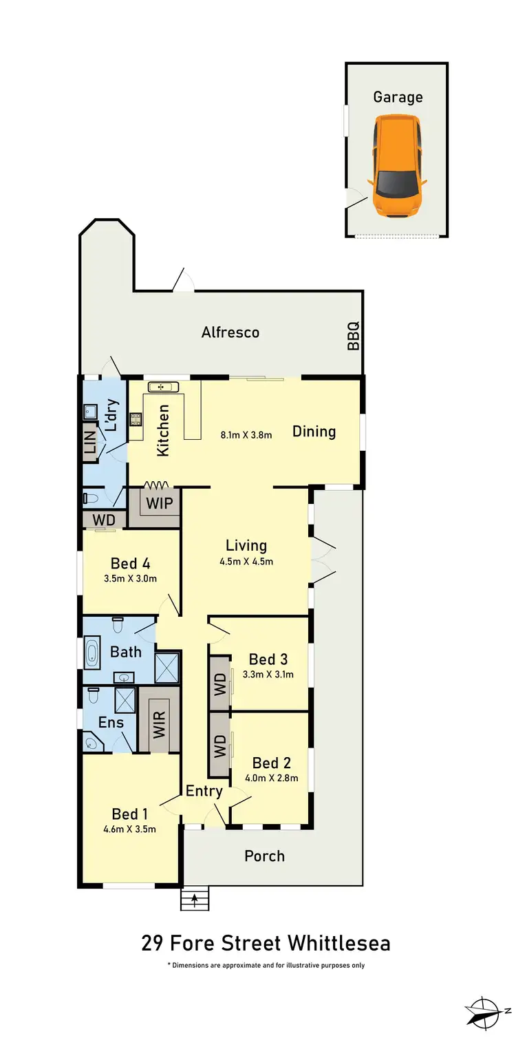 Floorplan of Homely house listing, 29 Fore Street, Whittlesea VIC 3757