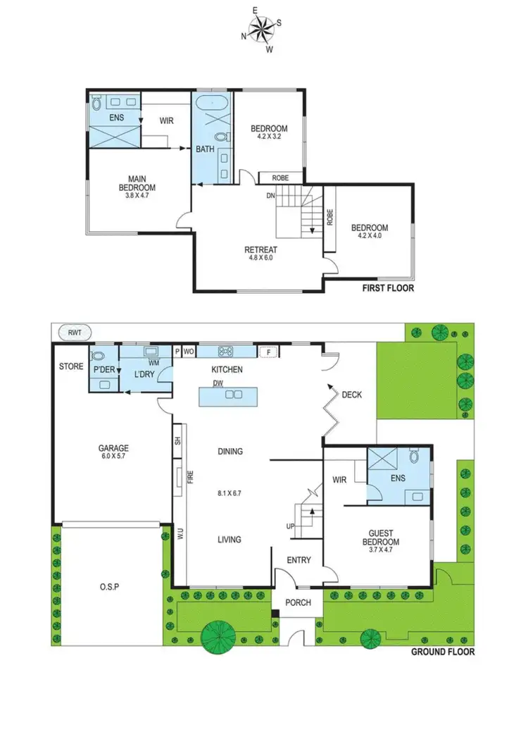 Floorplan of Homely house listing, 10 Baylon Street, Bentleigh VIC 3204