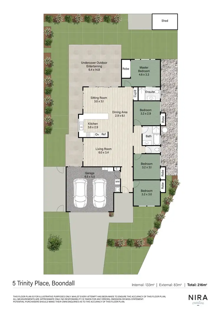 Floorplan of Homely house listing, 5 Trinity Place, Boondall QLD 4034