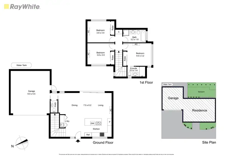Floorplan of Homely townhouse listing, 2/4 Williams Street, Mentone VIC 3194