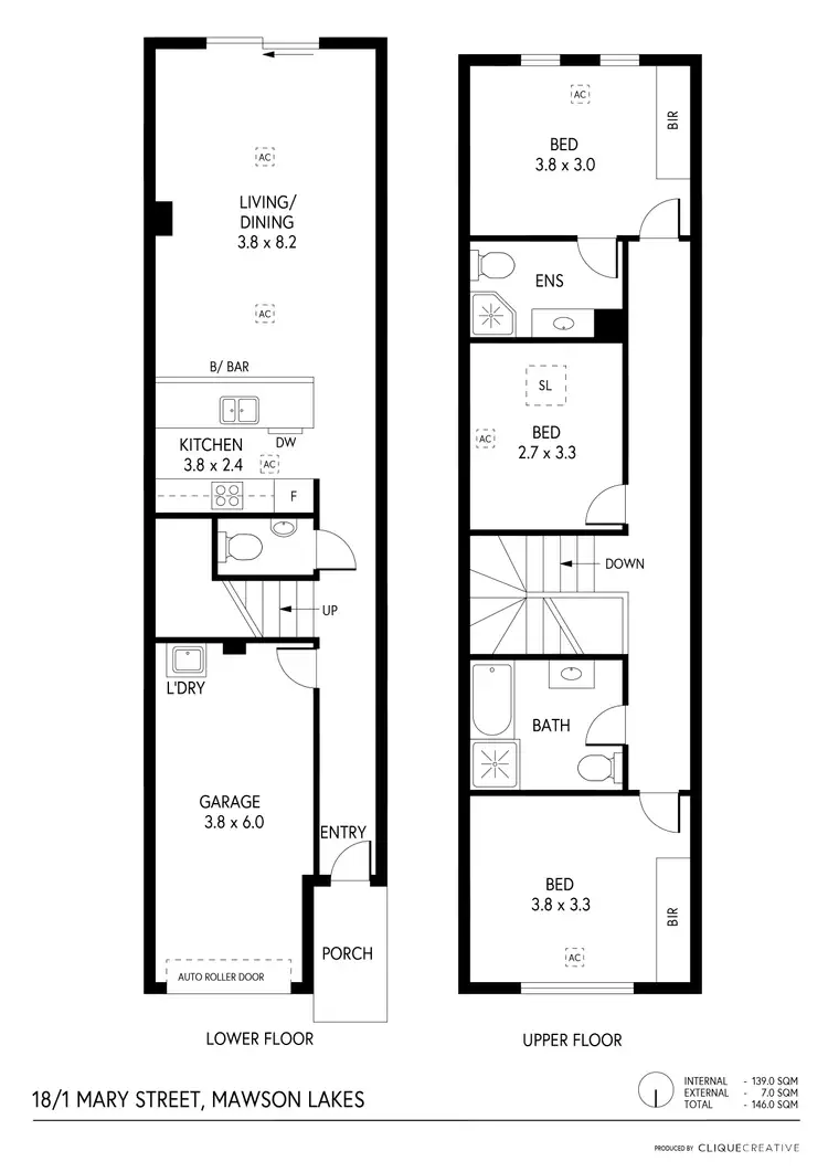 Floorplan of Homely house listing, 18/1 Mary Street, Mawson Lakes SA 5095