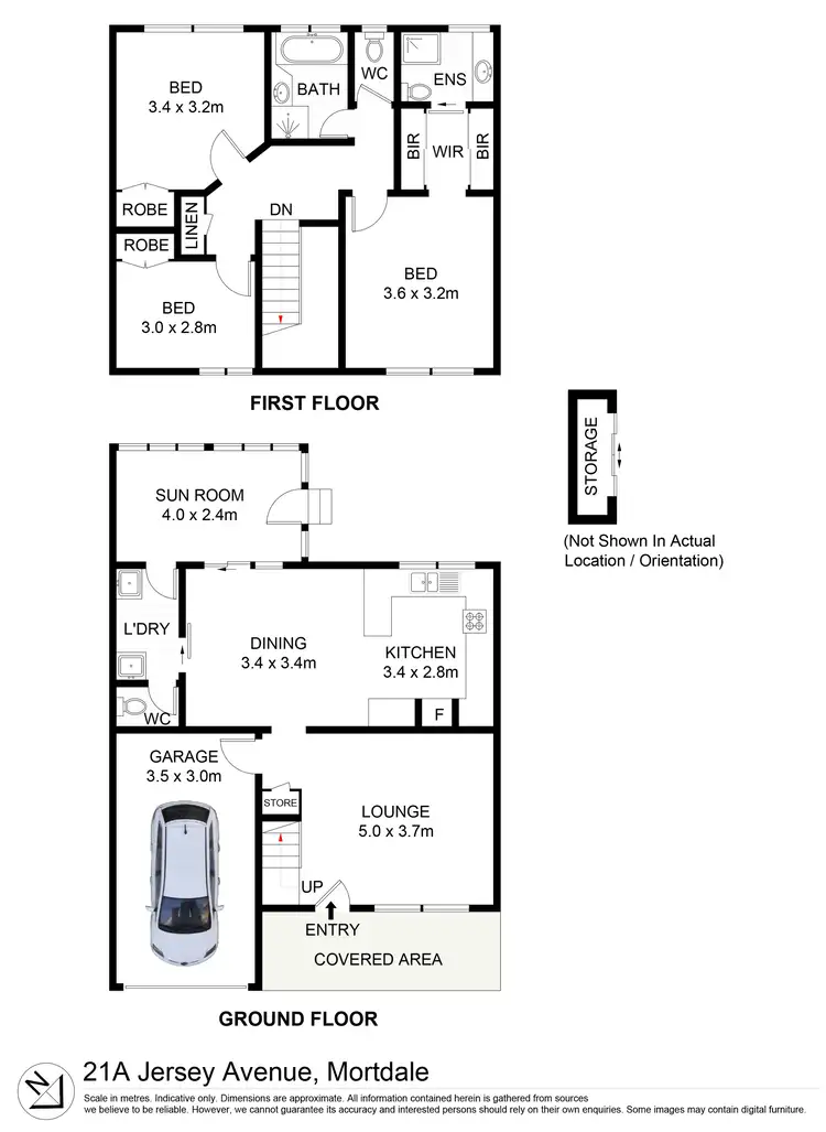 Floorplan of Homely house listing, 21A Jersey Avenue, Mortdale NSW 2223