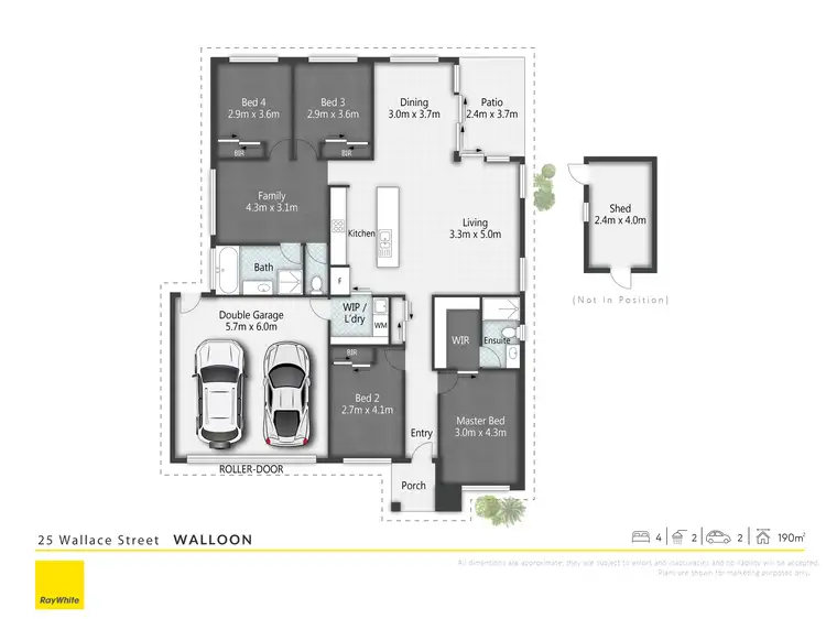 Floorplan of Homely house listing, 25 Wallace Street, Walloon QLD 4306