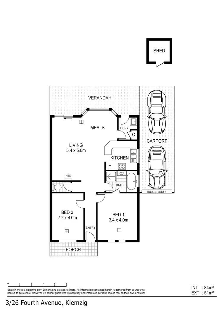 Floorplan of Homely house listing, 3/26 Fourth Avenue, Klemzig SA 5087
