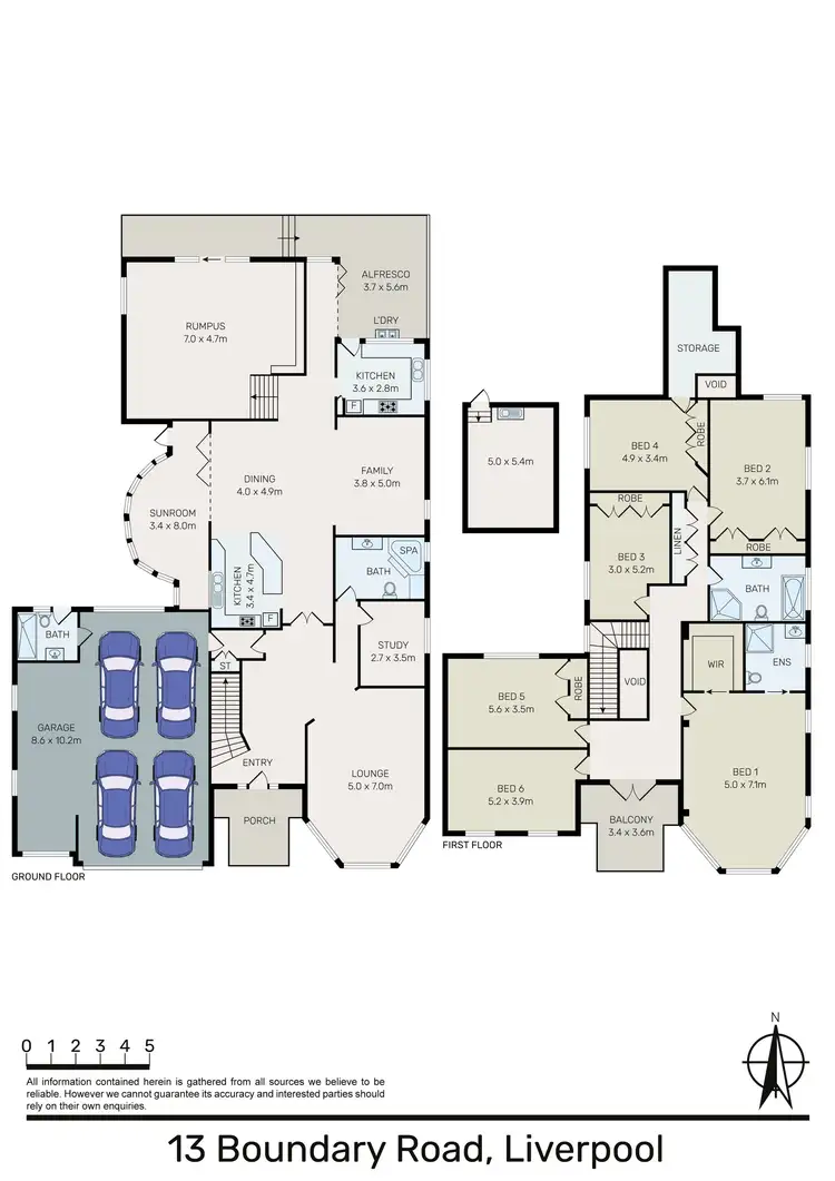 Floorplan of Homely house listing, 13 Boundary Road, Liverpool NSW 2170