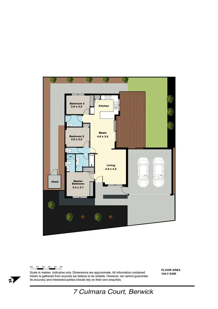 Floorplan of Homely house listing, 7 Culmara Court, Berwick VIC 3806