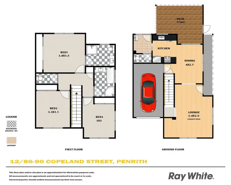 Floorplan of Homely townhouse listing, 12/86-90 Copeland Street, Penrith NSW 2750