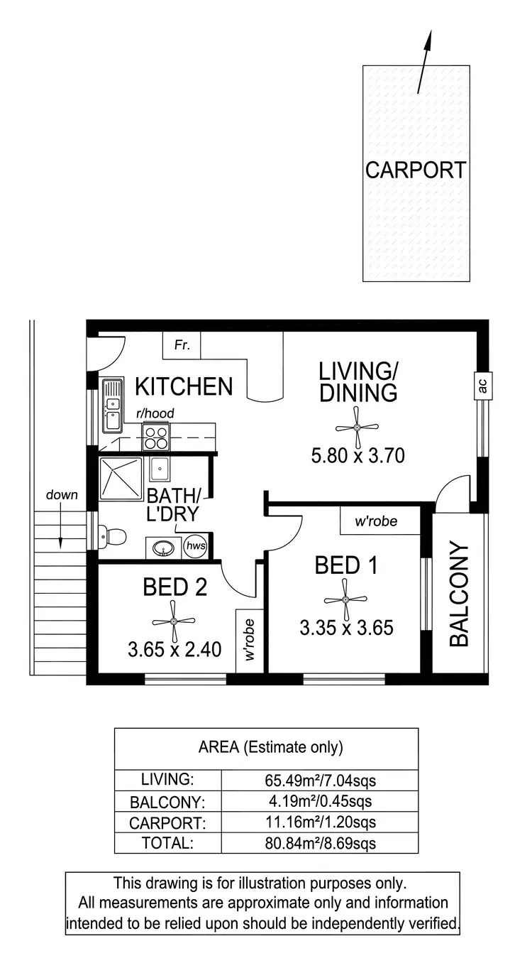 Floorplan of Homely unit listing, 4/20 Wheaton Road, Plympton SA 5038