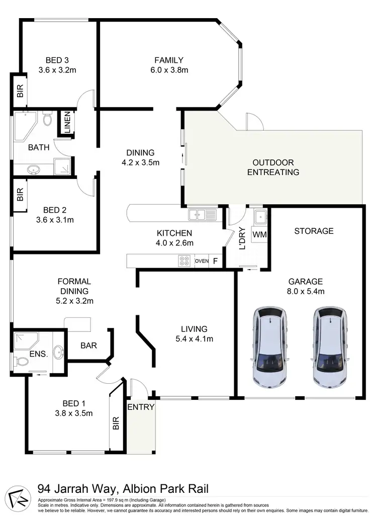 Floorplan of Homely house listing, 94 Jarrah Way, Albion Park Rail NSW 2527