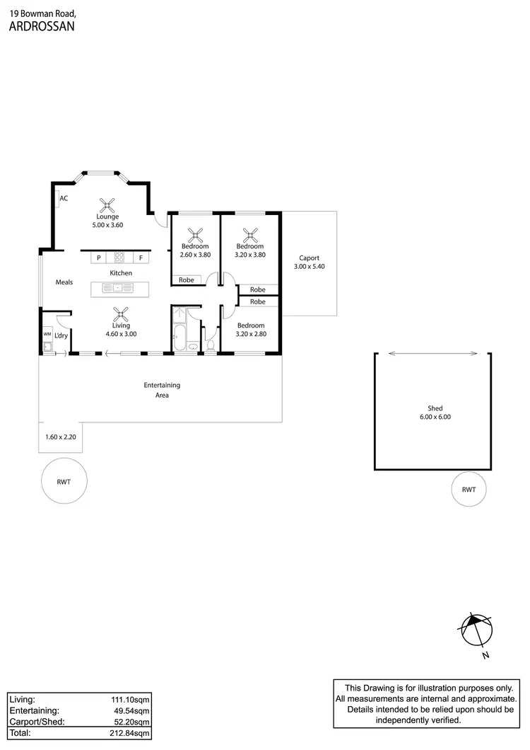 Floorplan of Homely house listing, 19 Bowman Road, Ardrossan SA 5571