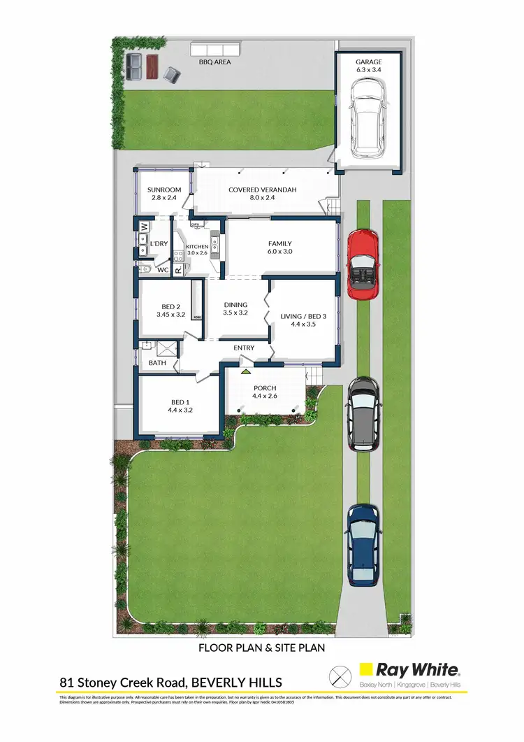 Floorplan of Homely house listing, 81 Stoney Creek Road, Beverly Hills NSW 2209