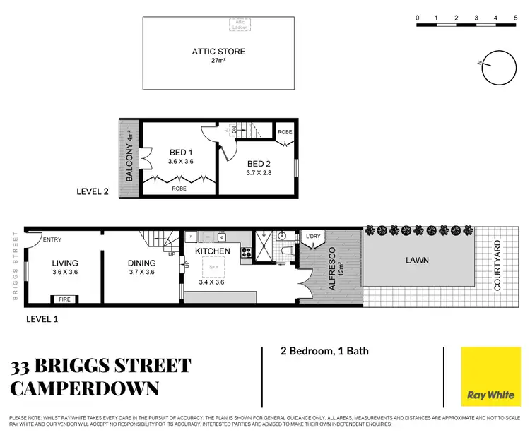 Floorplan of Homely house listing, 33 Briggs Street, Camperdown NSW 2050