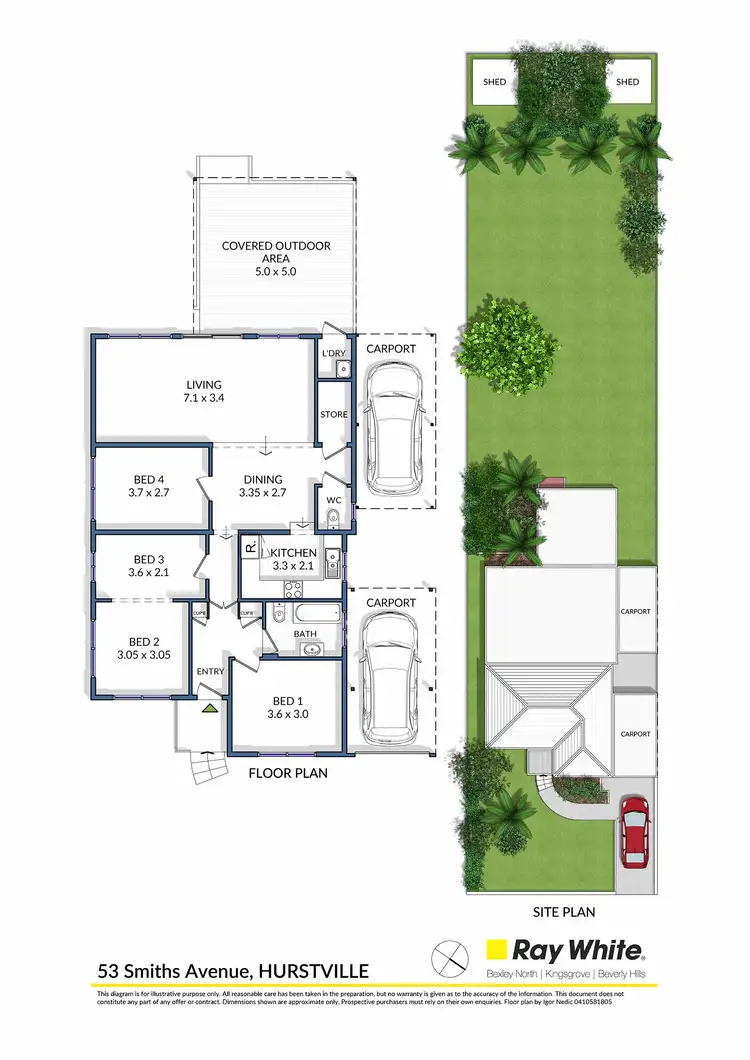 Floorplan of Homely house listing, 53 Smiths Avenue, Hurstville NSW 2220
