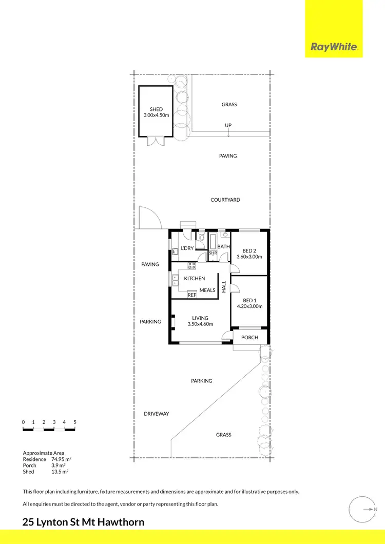 Floorplan of Homely house listing, 25 Lynton Street, Mount Hawthorn WA 6016