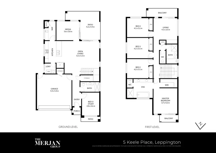 Floorplan of Homely house listing, 5 Keele Street, Leppington NSW 2179