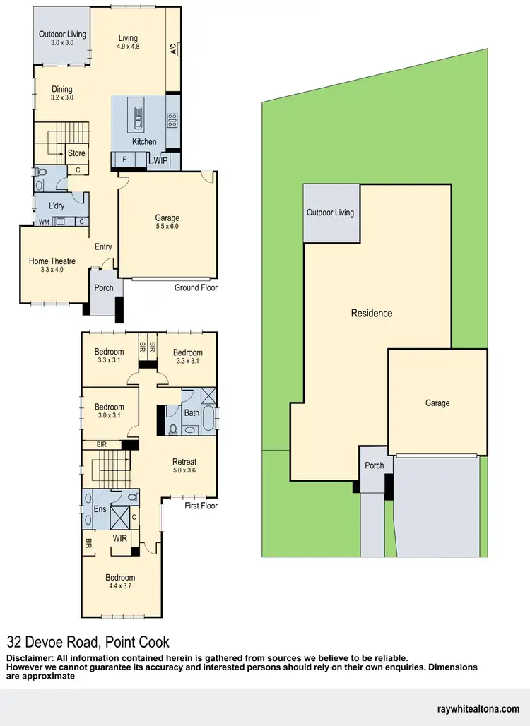 Floorplan of Homely house listing, 32 Devoe Road, Point Cook VIC 3030