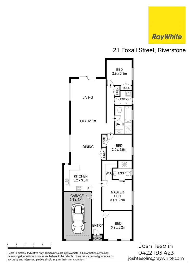 Floorplan of Homely house listing, 21 Foxall Street, Riverstone NSW 2765