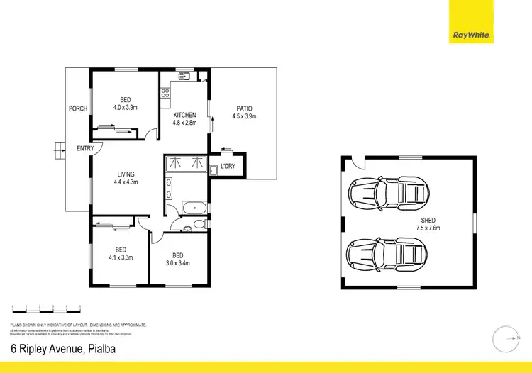 Floorplan of Homely house listing, 6 Ripley Avenue, Pialba QLD 4655