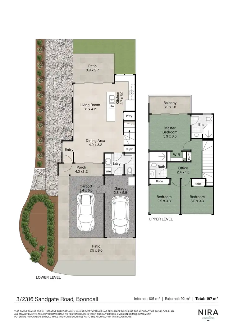 Floorplan of Homely townhouse listing, 3/2316 Sandgate Road, Boondall QLD 4034