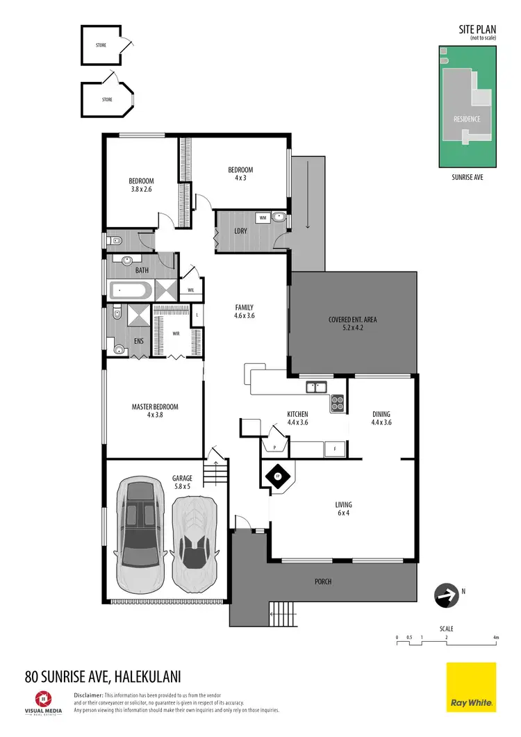 Floorplan of Homely house listing, 80 Sunrise Avenue, Halekulani NSW 2262