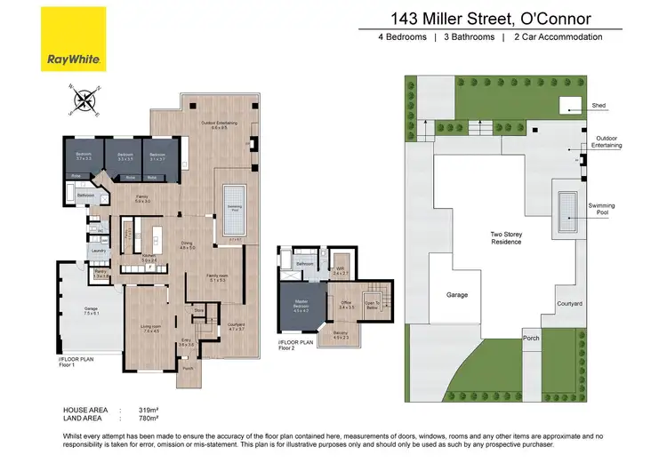 Floorplan of Homely house listing, 143 Miller Street, O'connor ACT 2602