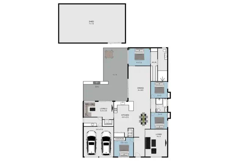 Floorplan of Homely house listing, 85 South Seas Drive, Ashtonfield NSW 2323