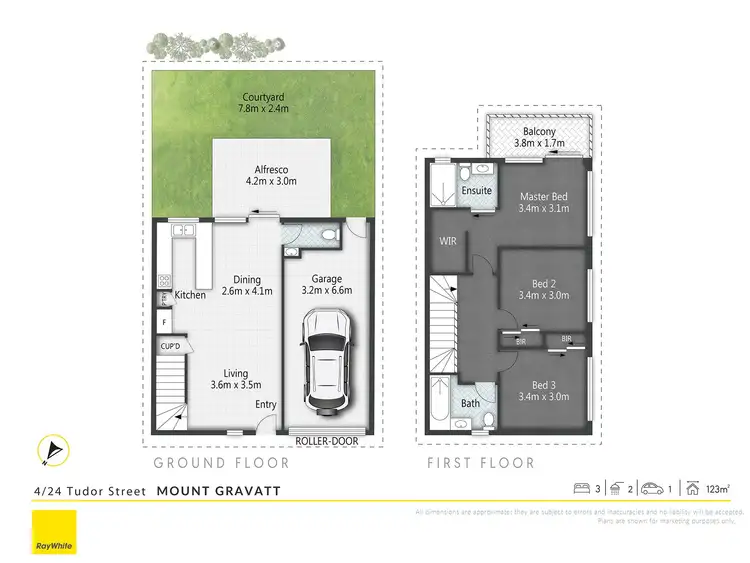 Floorplan of Homely townhouse listing, 4/24 Tudor Street, Mount Gravatt QLD 4122